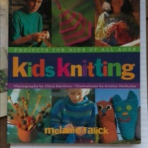 Kids knitting book